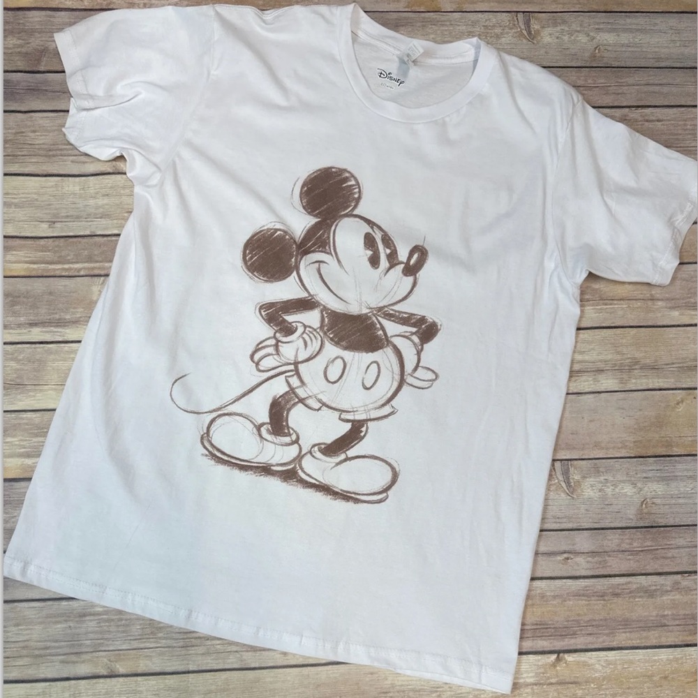 Disney Zuni Sportswear Micky Mouse Short Sleeve T-shirt Unisex Size L